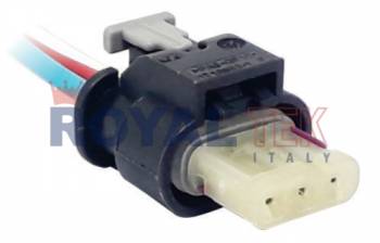 FICHA DE CONEXION ROYALTEK FICHA DE CONEXION ROYALTEK 3 (TRES) VIAS BOBINA IGNICION FIAT ARGO CRONOS - VENTA EN PAQUETES DE 5 UNIDADES ---